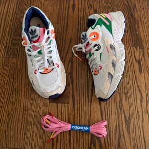 Adidas Astir Colorful + White sneakers - 9